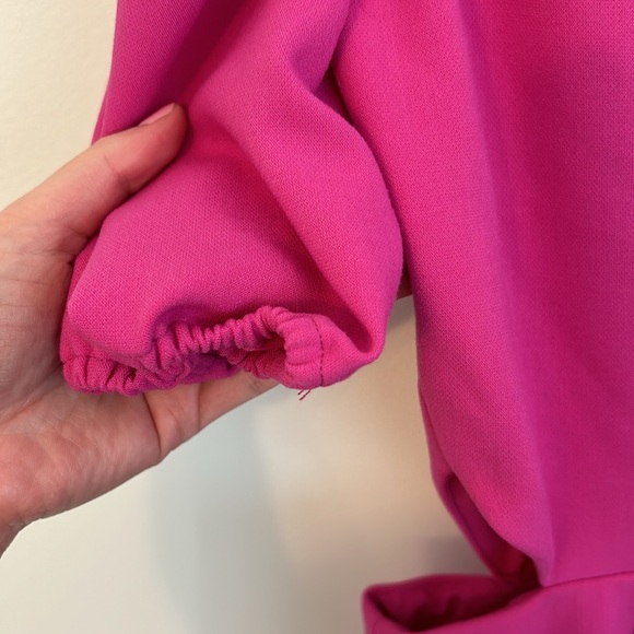 French Connection Puff Sleeve Dress Size 8 - Picture 8 of 10